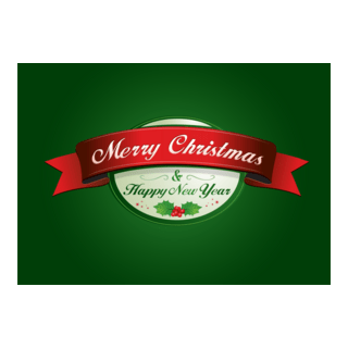 CHRISTMAS NEW YEAR LABEL Logo PNG Vector