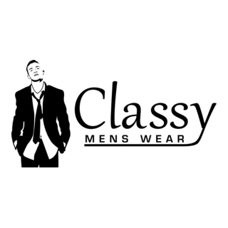 Classy Mens Wear Logo PNG Vector