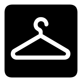 CLOAKROOM SIGN Logo PNG Vector