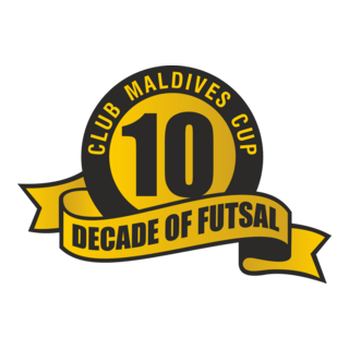 Club Maldives 10 Year Logo PNG Vector