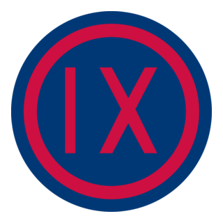 COAT OF ARMS OF 9TH US ARMY Logo PNG Vector