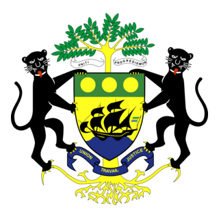 COAT OF ARMS OF GABON Logo PNG Vector