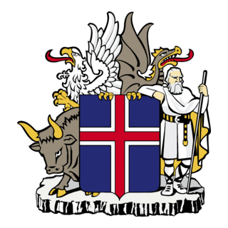 COAT OF ARMS OF ICELAND Logo PNG Vector