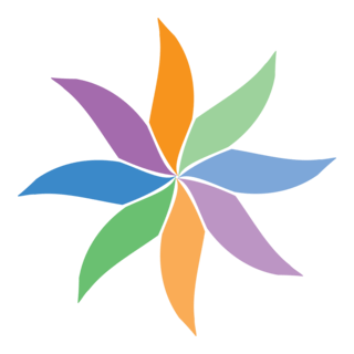 COLORFUL FLOWER DESIGN Logo PNG Vector