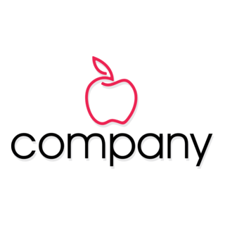 Company Apple Logo PNG Vector
