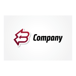 Company B Arrows Logo PNG Vector