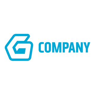 Company Blue G Logo PNG Vector