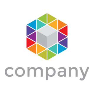 Company Cube Logo PNG Vector