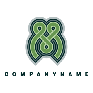 Company Decorative M Logo PNG Vector