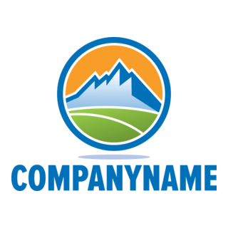 Company Mountain Logo PNG Vector