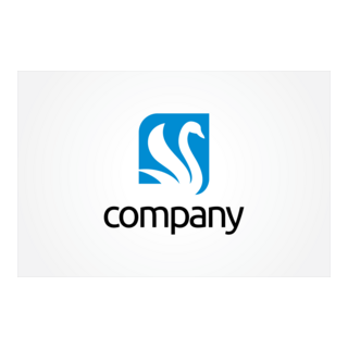 Company Swan Logo PNG Vector