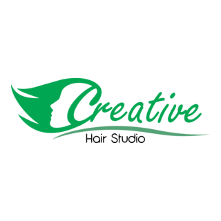 Creative Hair Studio Logo PNG Vector