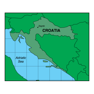 CROATIA REGIONAL MAP Logo PNG Vector