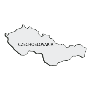 CZECHOSLOVAKIA MAP Logo PNG Vector