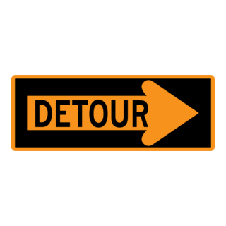 DETOUR SIGN Logo PNG Vector