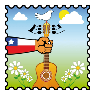 Estampilla de La Paz Logo PNG Vector