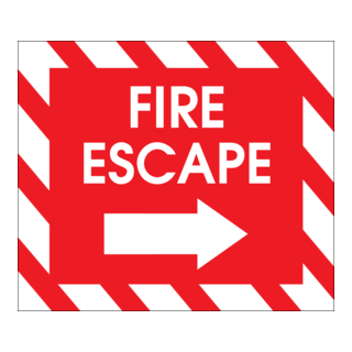 FIRE ESCAPE Logo PNG Vector