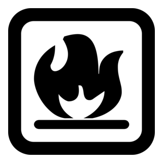 FIRE HAZARD SIGN Logo PNG Vector