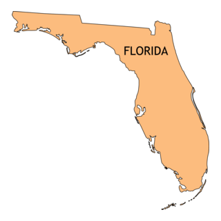 FLORIDA MAP Logo PNG Vector