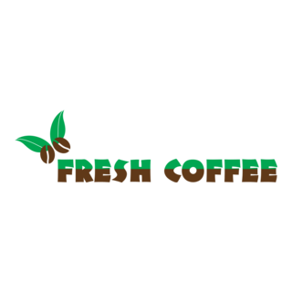 Fresh Coffee Logo PNG Vector