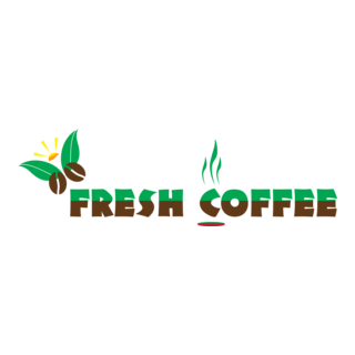 Fresh Coffee Logo PNG Vector