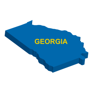 GEORGIA STATE MAP Logo PNG Vector