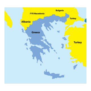 GREECE MAP Logo PNG Vector