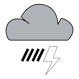 HEAVY RAIN WEATHER SYMBOL Logo PNG Vector