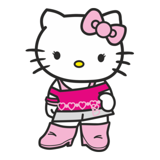 Hello Kitty Logo PNG Vector