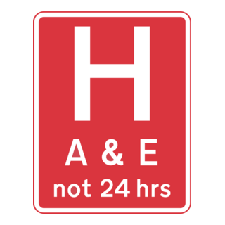 HOSPITAL AHEAD Logo PNG Vector