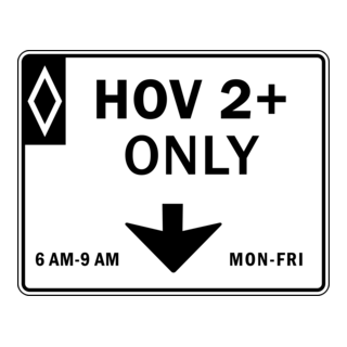 HOV 2+ FROM Logo PNG Vector