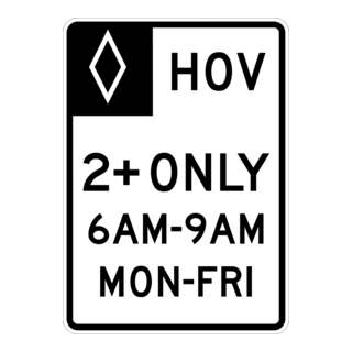 HOV 2+ ONLY Logo PNG Vector