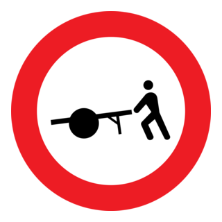 HUMAN TRACTION ROAD SIGN Logo PNG Vector