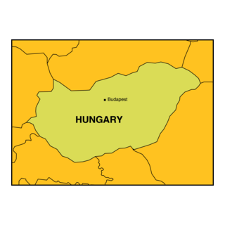 HUNGARY MAP Logo PNG Vector
