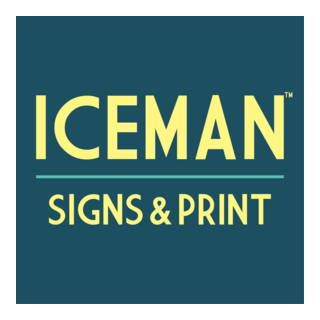 Iceman Signs & Print Logo PNG Vector