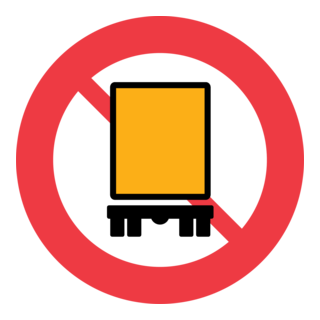 LORRY TRAFFIC FORBIDDEN SIGN Logo PNG Vector