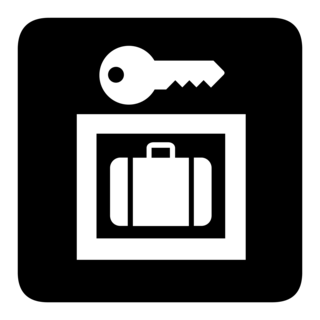 LUGGAGE LOCKERS SYMBOL Logo PNG Vector
