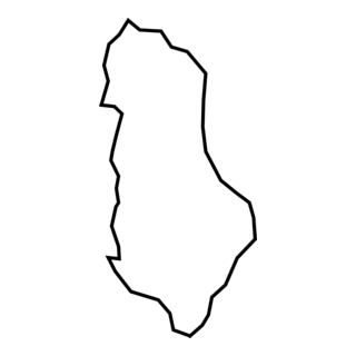 MAP OF ALBANIA Logo PNG Vector