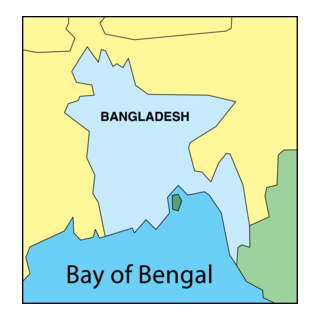 MAP OF BANGLADESH Logo PNG Vector