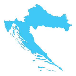 MAP OF CROATIA Logo PNG Vector