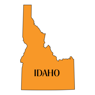 MAP OF IDAHO Logo PNG Vector