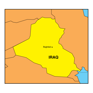 MAP OF IRAQ Logo PNG Vector