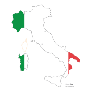 MAP OF ITALY Logo PNG Vector