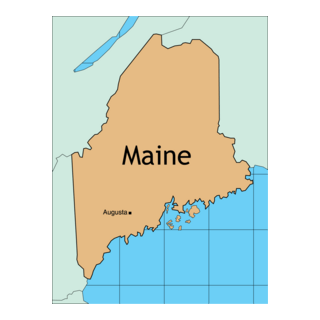 MAP OF MAINE Logo PNG Vector