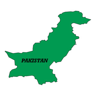MAP OF PAKISTAN Logo PNG Vector