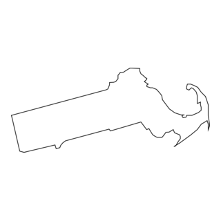 MASSACHUSSETTS MAP Logo PNG Vector