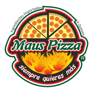 Maus Pizza Logo PNG Vector