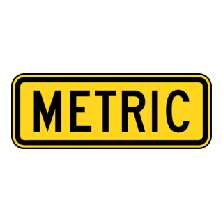 METRIC TRAFFIC SIGN Logo PNG Vector