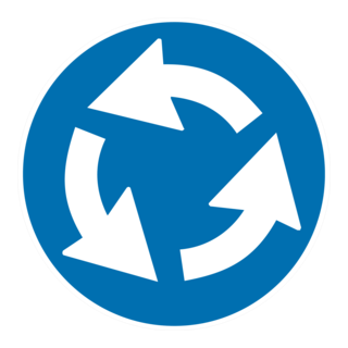 MINI ROUNDABOUT SIGN Logo PNG Vector