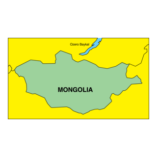 MONGOLIA MAP Logo PNG Vector